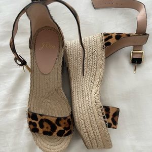 J crew wedges only worn once.